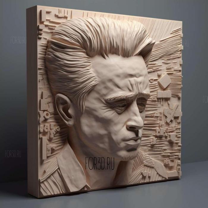 Tyler Durden 4 stl model for CNC
